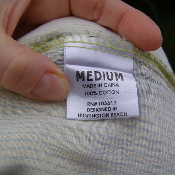 NEW size M 6-8 COASTAL brand Cotton flannel Buttondown shirt - Picture 8 of 9